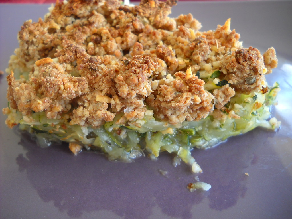 Crumble de courgette