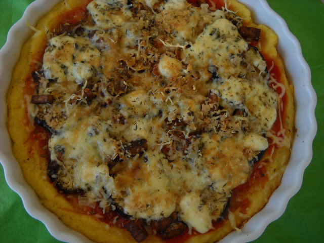 Pizza à la polenta