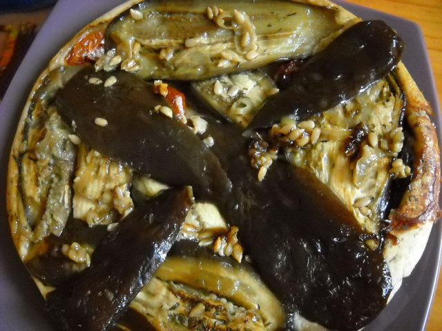 tatin d'aubergine