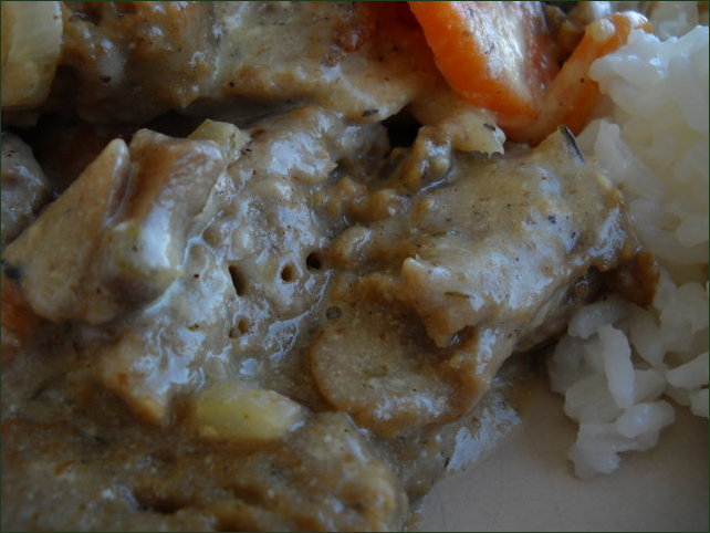 Blanquette de seitan (blanquette végétarienne)