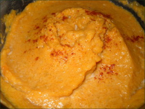 Purée de giraumon épicée