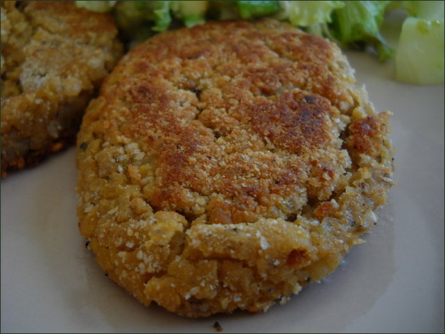 Croquettes de lentilles corail au sésame