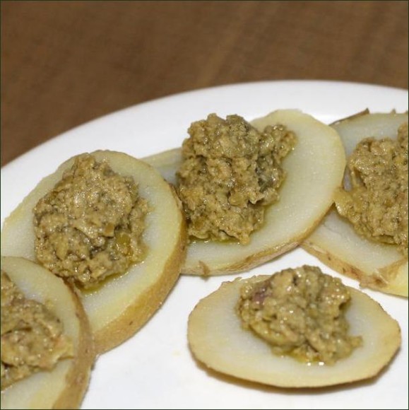 Tapenade d'olive verte (recette vegan) vegecarib 967