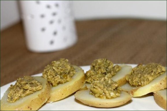 Tapenade d'olive verte (recette vegan) vegecarib 968